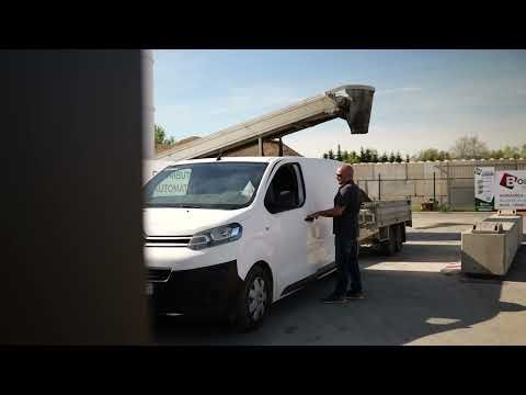 Distributeur automatique de béton BONNAMY - Tutoriel des étapes