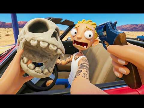 Harvesting My Customers Skulls In Gas n Cars VR...