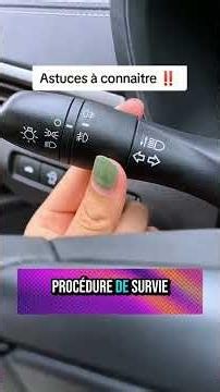Astuces géniale pour conduire sous la pluie sans risquer un accident #astuces #astucevoiture