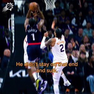 KEEPING THAT HUSTLE. Nick Richards with the emphatic chase down block in yesterday's dub 👋 | Phoenix Suns