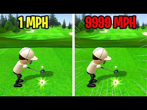 Every Wii Sports trick shot, the BALL gets FASTER