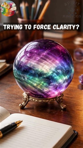 Trying to Force Clarity? #crystals #rainbowfluorite