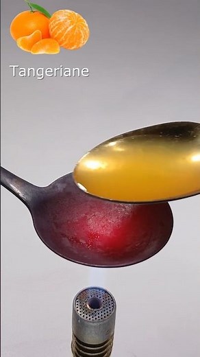 Tangerine Juice vs 1000°C 🍊🏴🚀 #Shorts #Science #Experiment #Tangerine #FoodScience #ViralScience