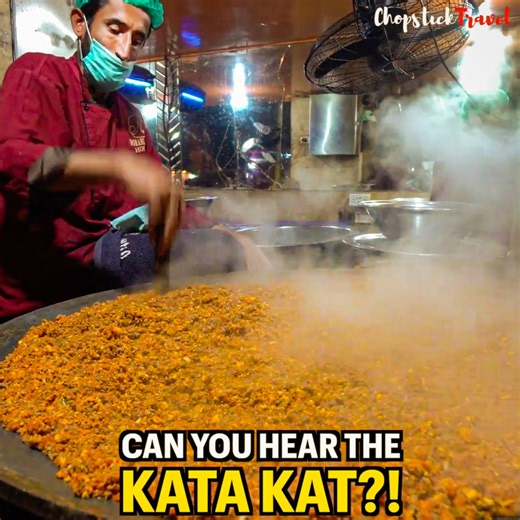 23K views · 549 reactions | You can hear the "taka tak" clanging long before you see the GIANT TAWA! This musical preparation of brain, offals and more makes this street food so much fun to watch! | Chopstick Travel | Facebook