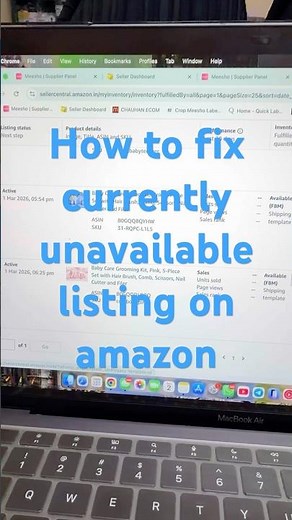 How To FIX Currently Unavailable Listing On Amazon | Amazon Listing Active But Not Showing #amazon