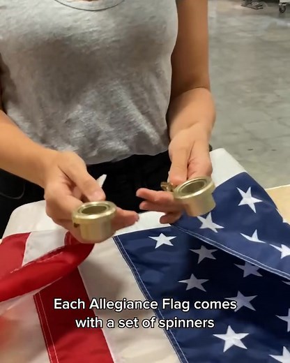 14K views · 10K reactions | We started Allegiance because we were tired of flying flags that would quickly deteriorate, and some of them were not even made in America. Allegiance flags are made in America, with American-made materials. When you purchase from Allegiance, you're contributing to American pride, American jobs and the American dream. | Allegiance Flag Supply | Facebook