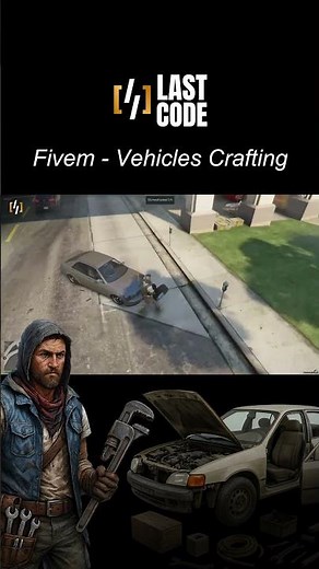 Vehicles Crafting | Fivem Script #shorts #esxscript #gta #qbcore #qbox #qbcorescripts #fivem