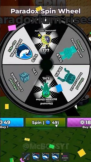 Admin Abuse Event Spin Wheel Paradox & 3 Traits Infinity Brainrot #roblox #escapetsunamiforbrainrots