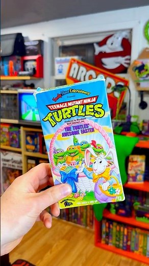 The Easter themed VHS tapes in my collection