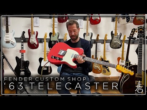 Fender Custom Shop '63 Telecaster Fiesta Red NOS