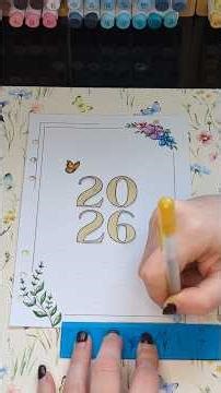 🌈 Come Color My 2026 Journal With Me ✨ Easy 2026 Bullet Journal Setup