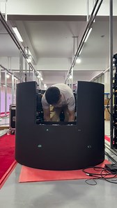 26K views · 240 reactions | A rental LED display with a curve lock...