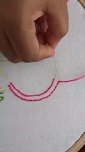 Hand embroidery tutorial 🪡🌺 #basicembroiderypattern #basicembroideryabc #embroidery #butterflies | Basic Embroidery ABC