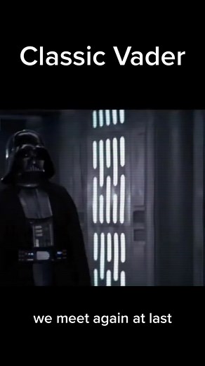 Classic Darth Vader scene. A true classic! #darthvader #vader #tiktoklive #fyp #viral #starwars #thedarkside