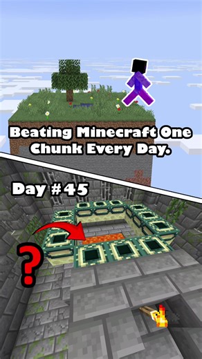 Minecraft Challenge: Day 45 of Beating One Chunk Daily