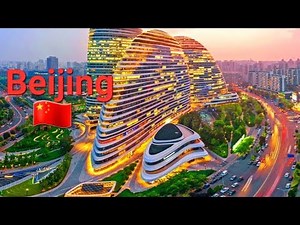 Beijing China, 4k Drone Footage