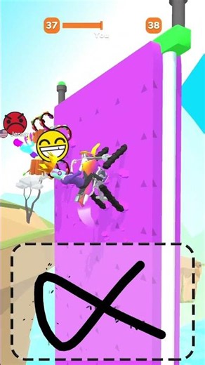 Scribble Rider ✏️ gameplay #32 #shorts