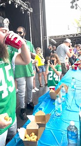 38K views · 289 reactions | JOEY CHESTNUT BREAKING RECORDS IN SASKATCHEWAN  Joey Chestnut set a new world record for mini donuts at 343 mini donuts, while Ouellette, Lanier II & Hardrick accumulated a total of 98! #CFL | @sskroughriders | CFL | Facebook