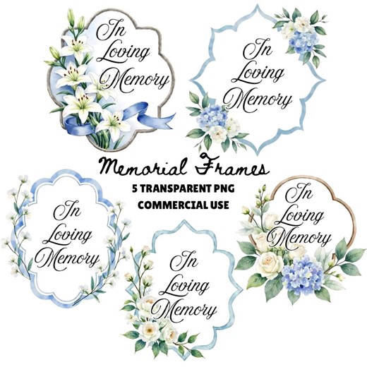 In Loving Memory PNG, in Loving Memory Clipart, in Loving Memory Images, Memorial Tshirt Design Graphics - Etsy Canada