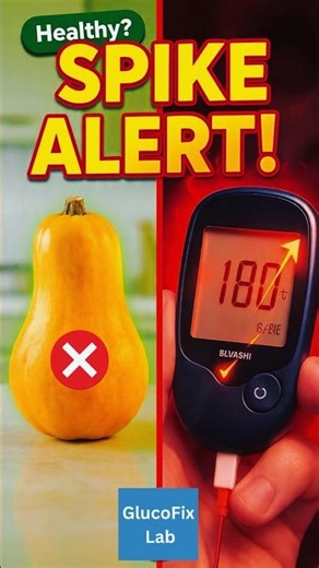 Butternut Squash Spike? Watch Your Blood Sugar! #BloodSugar