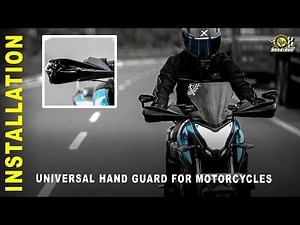 Installation of Universal Hand Guard For motorcycles