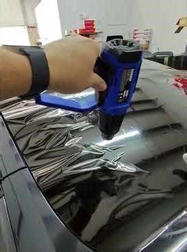 Shrinking a Tesla Model 3 Full rear window tint