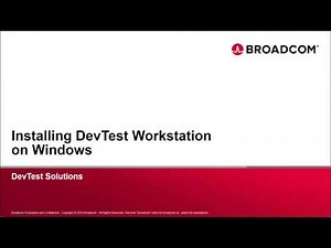 Installing DevTest Workstation on Windows