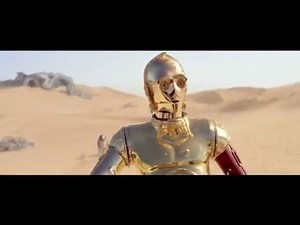 Star Wars encuentro BB8-R2D2-C3PO-robot