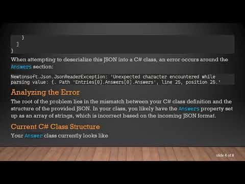 Solving the Newtonsoft.Json.JsonReaderException in C# Deserialization