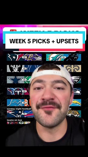 NFL Week 5 Upset Predictions and Expert Picks