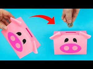 Simple Paper Piggy Bank Tutorial: Fun and Creative Idea