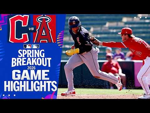 Guardians vs. Angels Spring Breakout Game Highlights (3/19/26) | MLB Highlights