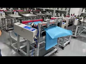 SMS Spunbond Meltblown Non Woven Fabric Roll To Sheet Cutter Cutting Machine With automatic stacking