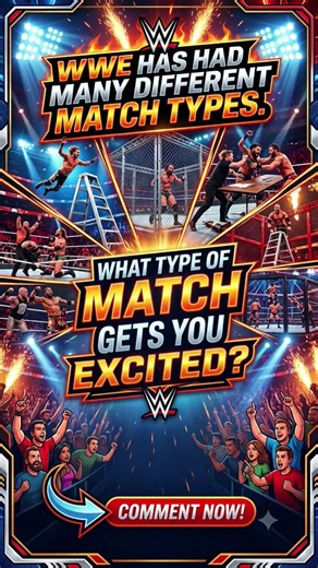 What’s the GREATEST WWE Match Type of All Time? 🪜🔥