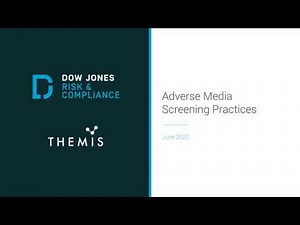 Webinar | Adverse Media Screening Best Practices