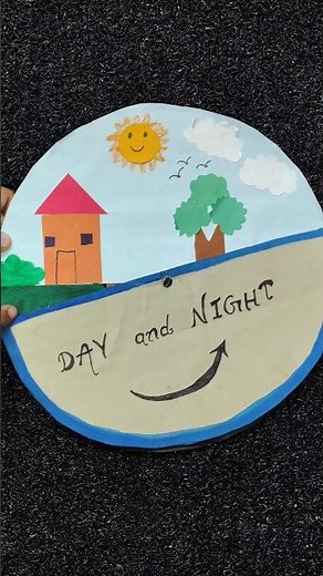 Day and night science model | Easy school project ideas | DIY MODEL#scienceproject #shorts