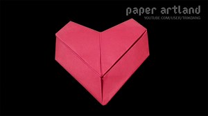 Origami Tutorial: How to Fold a Heart Letter