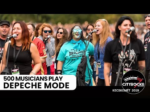 Rock Flashmob Show: 500 musicians play Depeche Mode - Personal Jesus (CITYROCKS)