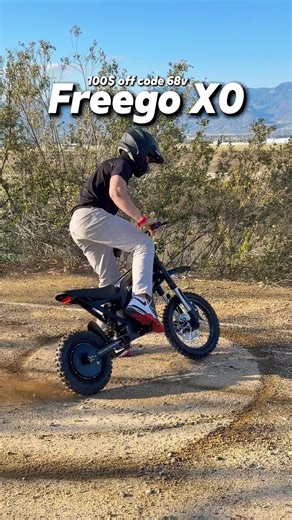 X0 🥵 Use Code “68V” @F@FreegoBikesOfficial#surron #motorcycle #moto #dirtbike #freego #x0 #ebike