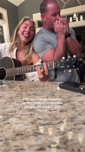 First-Time Harmonica Performance at Family Gathering