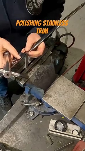 130K views · 1K reactions | Just a quick run through of how we repair stainless steel trims #classiccar #carrestoration #customcar | Valigrunt Performance | Facebook