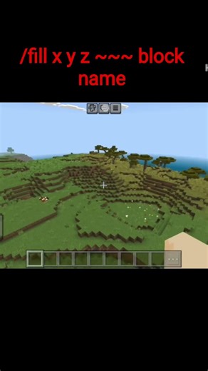 hwo to use fill command minecraft pe #minecraft #gaminghindi #minecraftgamers