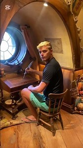 Shire hobbiton New Zealand middle earth inside a bag end inside Frodo and bilbo Baggins house