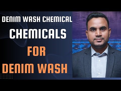 denim wash types and process, Chemical used in denim wash