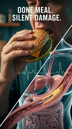 What Fast Food Does Inside Your Body (3D Medical)#shorts #health