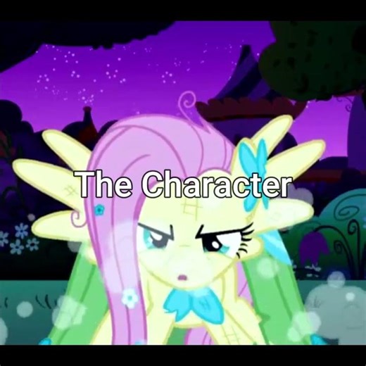Character vs Fanart - Fluttershy