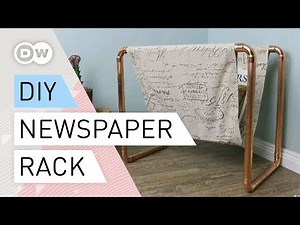 DIY - How to make a newspaper rack