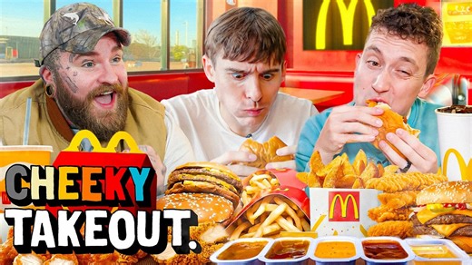 Cheeky McDonald's backstage with Teddy Swims!