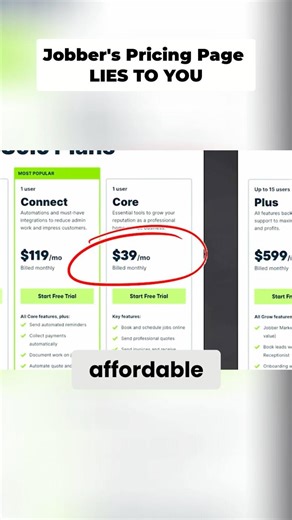 Jobber's Pricing Page Is Misleading | Jobber Pricing Problem Explained (2026)