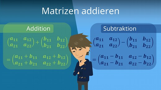 Matrizen addieren • einfach erklärt